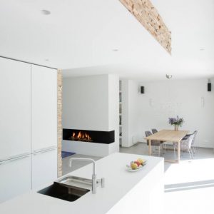 Holz Wandverkleidung hell