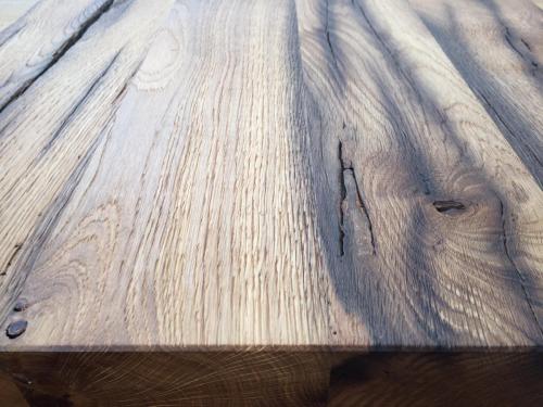 Altholz Tisch gebürstet