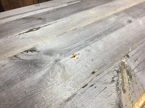 Altholz Wandverkleidung grau