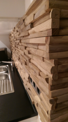 Holz Küchen Rückwand