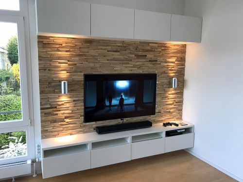 Holz Wand TV (2)