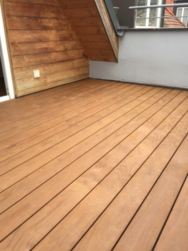 Holz spreisselfrei terrasse