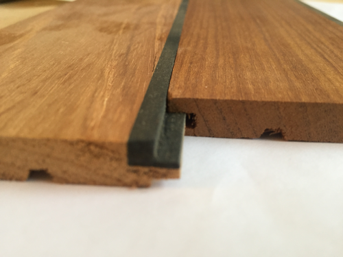 Parkett fertige Gummifuge