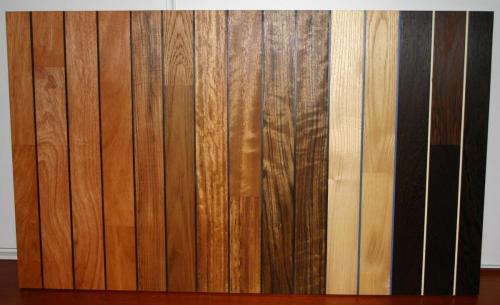 Parkett mit Gummifuge