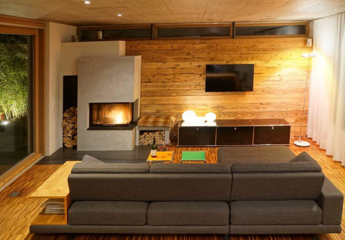 Wandverkleidung Altholz gehackt