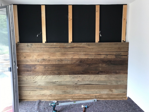 Wandverkleidung Eiche