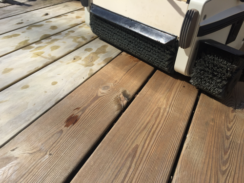 abschleifen Holzterrasse